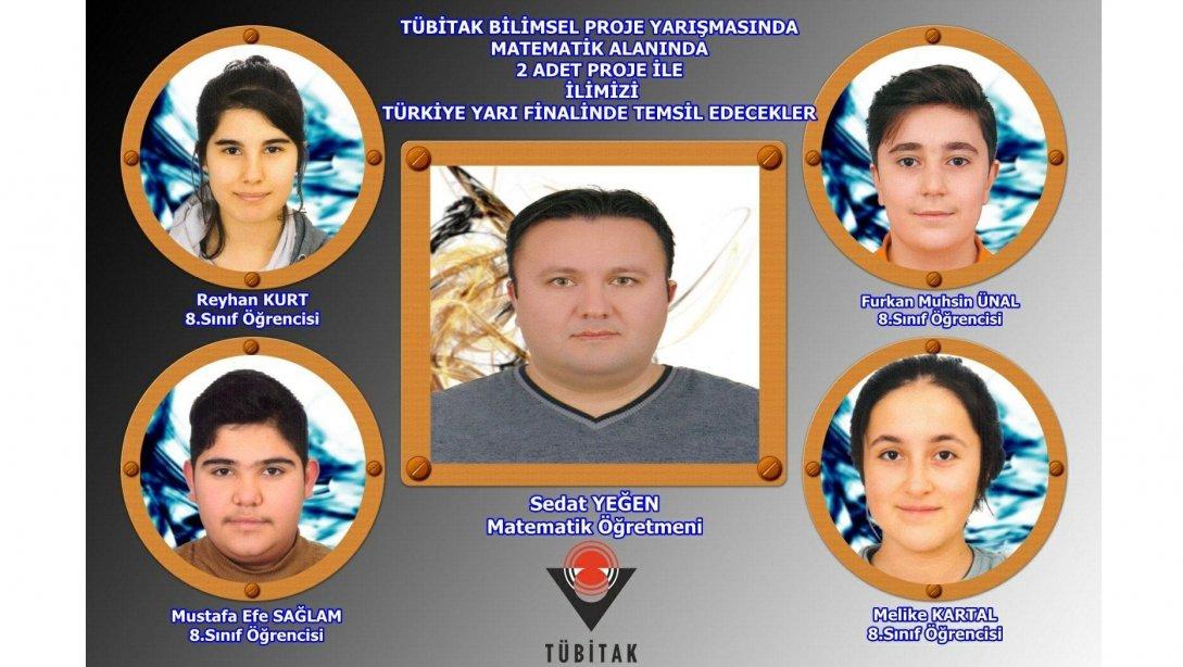 Mehmet Akif Ersoy Ortaokulu Öğrencilerinin TUBİTAK Proje Başarısı